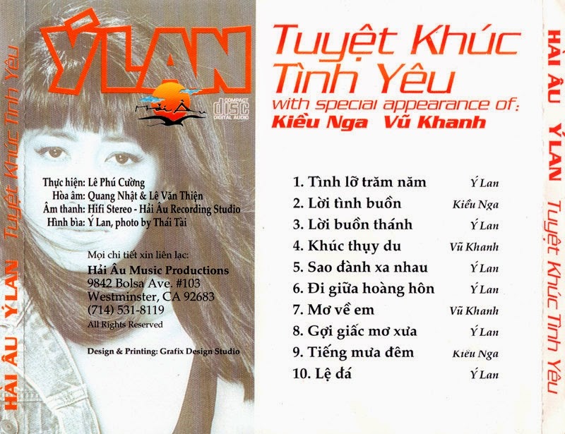 Hải Âu CD017 - Tuyệt Khúc Tình Yêu